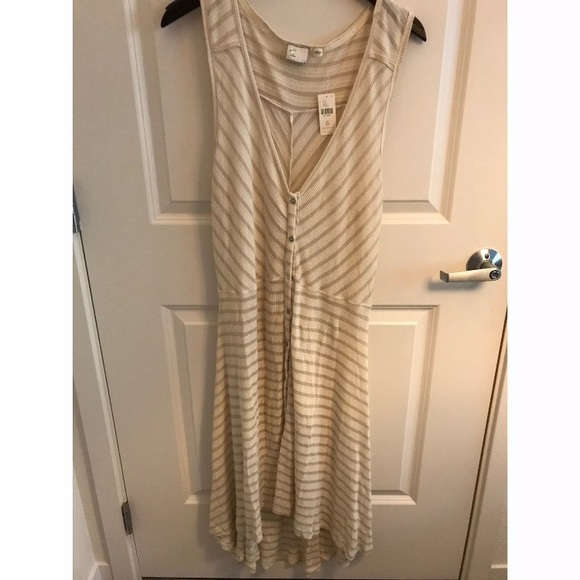 NWT Anthropologie Duster Tank Shirt Dress Size XL - Picture 5 of 6